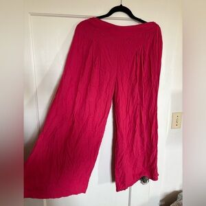 vintage cropped flowy summer pants